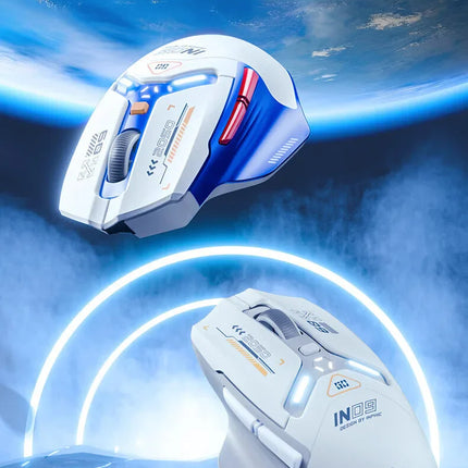 Inphic IN9 Wireless Gaming Mouse Rechargeable Ergonomics Bluetooth Mouse RGB Lighting Effect Desktop Computer Laptop Universal