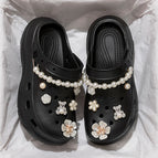 Black flower chain / 37-38