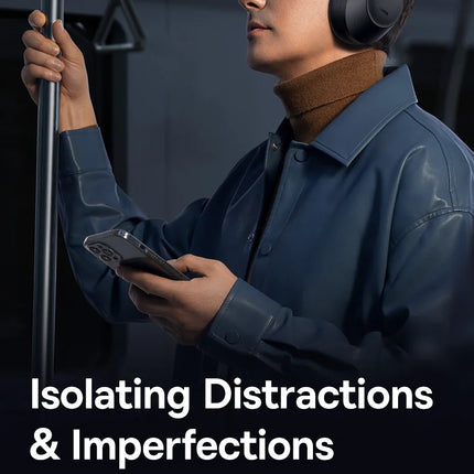 Baseus Bass 30 Max Wireless Headset Bluetooth 5.3 Over Headphones Bass-Enhancing 40mm Diaphragm Ultra Low Latency Earphones 50H