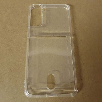 Soft TPU Clear Case With Card Slot - For Samsung S21+