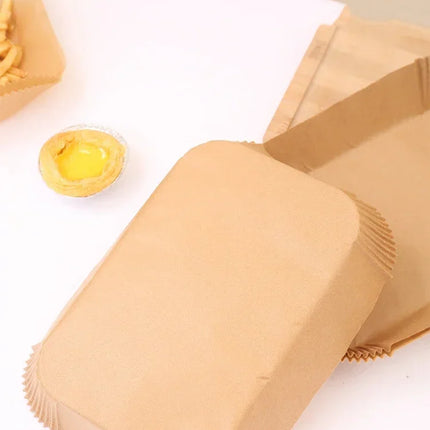 Disposable Air Fryer Paper Non-Stick Kitchen Baking Airfryer Mat Oilproof Micro-wave Barbecue Pad Baking Paper Liner Accessories