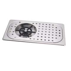 Built-in Cup Washer Stainless Steel Glass Cleaning Rinser High Pressure Cup Washer With Drain Drip Tray Hose For Bar Coffee Shop