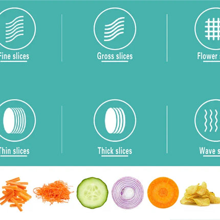 LMETJMA Ultra Sharp Mandoline Slicer Upgraded Vegetable Slicer Kitchen Adjustable Thickness Food Cutter Slicer Dicer KC0450