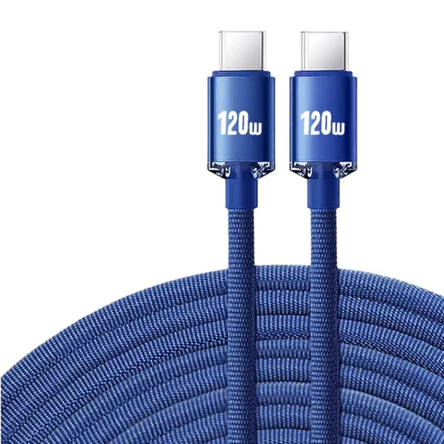 NNBILI 120W type C to type C Cable Super Fast Charger Cord Quick Charge USB C Cables Phone Charger For Samsung Xiaomi Huawei