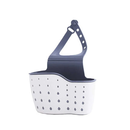 Home Storage Drain Basket Kitchen Sink Holder Adjustable Soap Sponge Shlf Hanging Drain Basket Bag Kitchen Accessories