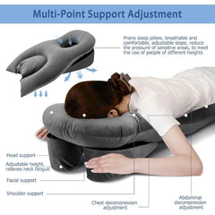 1PCS Face Down Pillow Flacewesta Massage BBL Prone with Memory Foam Ergonomic for sleeping Vitrectomy Neck Pain Retinal Surgery