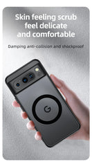 2025 Fashion Magnetic Case For Google Pixel 9 Pro 8 8A 7 10 Dull Polish Wireless Charger Cover Anti-knock Cases For Pixel 9A 7A