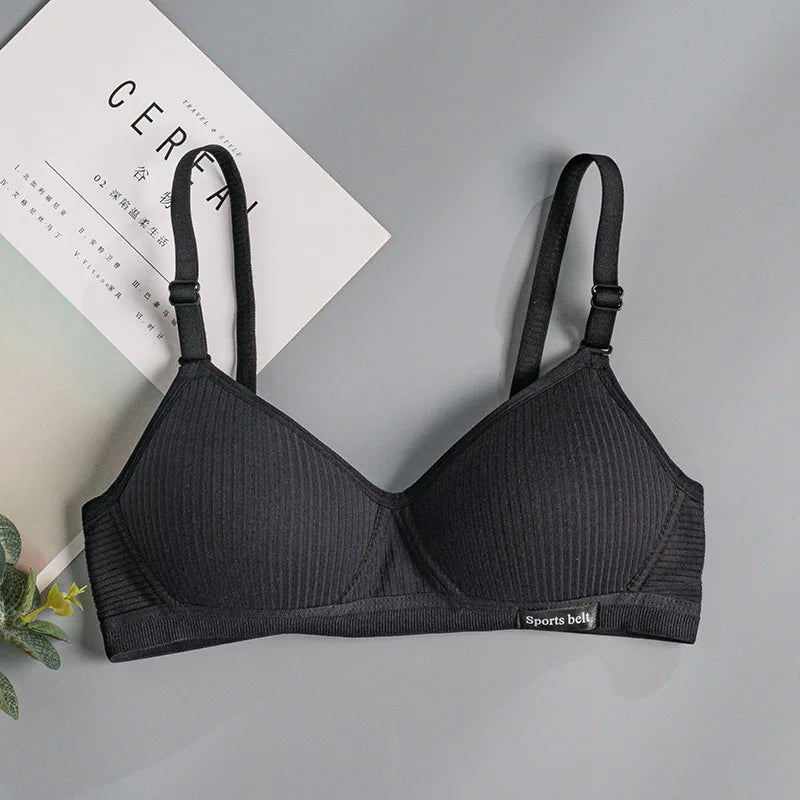 1 Pcs Women Underwear Cotton Bra Seamleass Gathered Push Up Comfortable Soft Bralette Sexy Fashion Ladies Intimate Lingerie