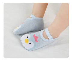 Spring Anti Slip Baby Socks Toddler Kids Floor Socks with Rubber Soles Autumn Newborn Baby Boy Girl Cartoon Cute Ball Warm Socks