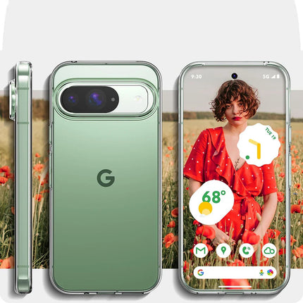 Silicone Soft Ultra Thin Case For Google Pixel 9 8A 8 7 7A 6A 6 Pro XL Clear Shell Transparent Back Cover For Google 8 A 9 XL