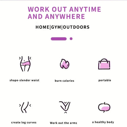 Fitness Hoop Weights to Exercise At Home Sports Entertainment Sport Equipment for Slimming Gym Ring Portable Body