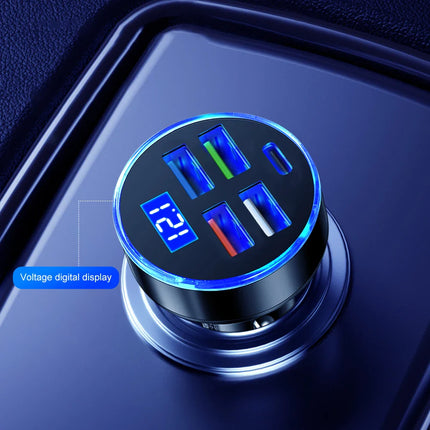 QC3.0 USB Car Charger Fast Charging Type C USB Phone Adapter in Car For iPhone 13 Pro Xiaomi Huawei Samsung Quick Charger