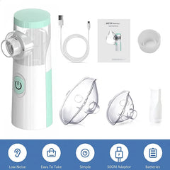 Medical Silent Mesh Nebulizer Handheld Asthma Inhaler Atomizer Children Health Care Mini Portable Nebulizer Humidifier