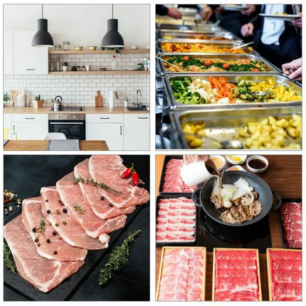 Commercial 850W Stainless Steel Electric Meat Slicer Household Meat Grinder Automatic Fish Vegetable Cutter Fillet Shredded Cut