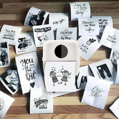 10Pcs Mini Printer Paper For peripage Self Adhesive Thermal Paper Printable Sticker Paper for Pocket Thermal Printer