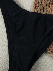 "2025 Sexy Bandeau Push-Up Bikini Set - Brazilian Thong Swimwear for Women"