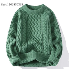 Brand Christmas Sweaters Men Crewneck Sweater Men Pullover Jumpers Fashion Clothing Autumn Winter Tops Male Knitted Sweatshirts