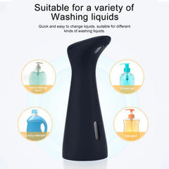 Automatic Soap Dispenser Battery Operated 400ML Hand Sanitizer Dispenser Touchless PX6 Waterproof for Kitchen Bathroom Washroom