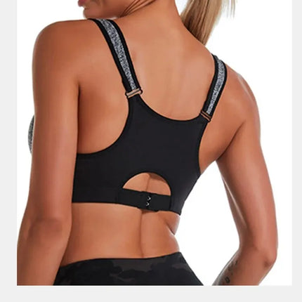 Yoga Fitness Bra Shock-absorbing Sports Bra Breathable and Quick Drying Training Running WOMEN'S Underwear
