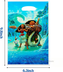 Disney Moana Gift Bags Birthday Party Decor Princess Goodie Bag Candy Gift Packaging Baby Shower Kid Girls Favors Party Supplies