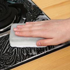 10pcs Double-sided Cleaning Sponges Pan Pot Dish-Washing Sponges Household Scouring Pad Kit Tools Kitchen Tableware Brush