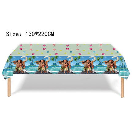 Disney Moana Birthday Decoration Tableware Cup Plate Backdrop Banner Kit Vaiana Moana Theme Happy Party Deco Balloons Supply Set