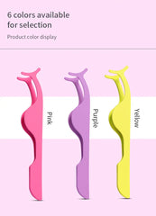 1 Pc False Eyelashes Tweezer Fake Eye Lash Applicator Makeup Tools Auxiliary Curler Mink Eyelashes Professional Tweezer Tools