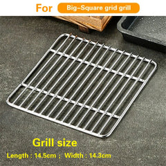 Aluminum alloy tea cooker Small oven Korean style cast iron barbecue dish portable grill korean bbq Japanese charcoal grill