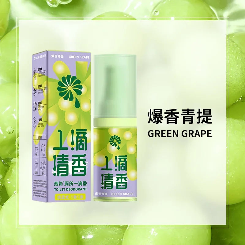 Bathroom Deodorant A Drop of Fragrance The Smell Cucumber Jasmine Green Grape Lasting Air Freshener Room Toilet Deodorant Aroma