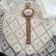 Ins baby pacifier clip baby newborn cotton wooden pacifier chain pacifier pacifier dummy eco-friendly material