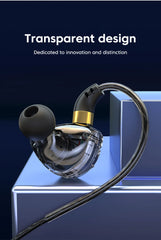 OLAF 3.5mm Jack Type C Plug Wired Headphones HIFI Bass Earphone in-Ear Headset Gamer Handsfree Earbuds For Xiaomi Huawei Samsung