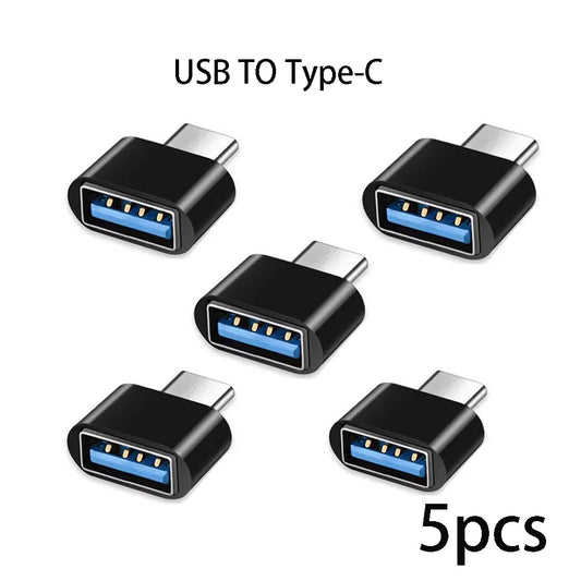 Mini Type C to USB Adapter 3.0 USB-C  Male OTG A Female Data Connector For MacBook Pro iPad Mini 6/Pro MacBook Air Type C Device
