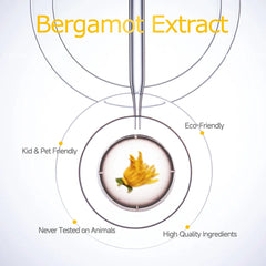 Bergamot Oil, Premium Essential Oil for Hair Care, Home Diffusers, Skin, Spas, Massage and Humidifiers