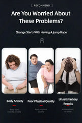 1PCS The New Jump Rope Steel Wire Skipping Exercise Adjustable Jumping Fitness Workout Training Home Sport Equipment Tangle-Free