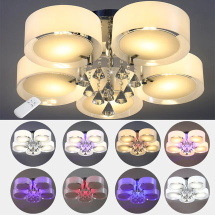 LED Crystal Ceiling Light Chandelier Lamp, 5/7 Head