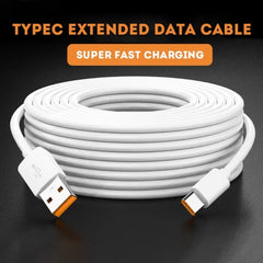 66W USB TYPE-C Fast Charge Cable 3M 5M 8M 10M 12M USB C Device Micro USB Android Charging Cable for Huawei Xiaomi Samsung Camera