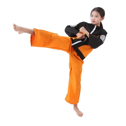 Deluxe Boys Anime Ninja Cosplay Costume Kids Fancy-dress Halloween Carnvial Dress-up Party Outfit