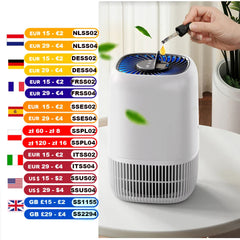 Air Purifiers for Bedroom Home, Air Filter Cleaner with Fragrance Sponge, HEPA Filter for Smoke, Allergies, Pollen, Pet Timer