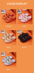 Fashion Buckle Thick Platform Slippers Women Home Soft Sole eva Cloud Slides Sandals Woman 2023 Summer Non Slip Beach Flip Flops