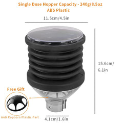 CAFEMASY Coffee Beans Grinder Single Dose Hopper And Bellows Coffee Grinder Bean Bin Blowing Cleaning Tool For Eureka Mignon