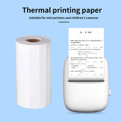 10Rolls 57x25 MM Thermal Paper White Children Camera Instant Print Kids Camera Printing Paper Replacement Accessories Parts