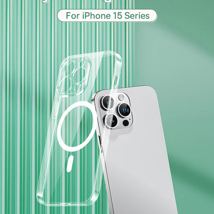 Baseus Magnetic Phone Case for iPhone 15 14 13 12 11 Pro Max Wireless Charging Cover For iPhone 15 14 Pro Max Magnet Clear Case