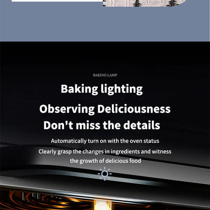 Electric Hot Air Fryer, 12L Large Capacity, 90% Less Oil, Convection Oven Deep Fryer, 360°Baking Viewable Window, Home Appliance