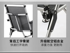 Aluminum Alloy European 낚시의자 Fishing Chair Foldable 캠핑의자 Thickened 낚시좌대 Portable 민물낚시의자 camping chair кресло для рыбалки