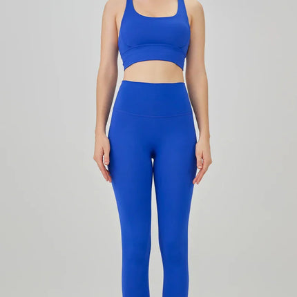 2 Piece Yoga Clothes Women's Tracksuit Athletic Wear Pilates Fitness Suit Gym Workout Push Up Clothes Sports Bra Leggings Suit