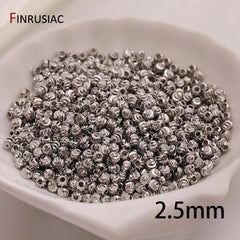 18K Gold Plated Brass Spacer Beads For Jewelry Making Materials,Separators For Beads, Striped Cut Flower Beads For Needlework