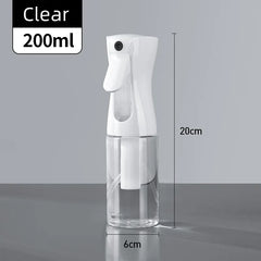 200ml Hair Spray Bottle Applicator Bottles Ultra Fine Continuous Garden Water Sprayer for Hairstyling/Cleaning/Plants/Misting