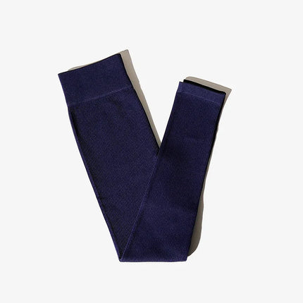 New Ribbed Seamless Yoga Pants High Waist Gym Leggings Sport Women Fitness Female Legging Tummy Control Running Tights