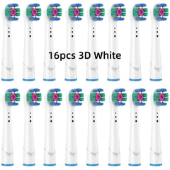 16/20PCS Brush Head nozzles for Oral B Electric Toothbrush Replacement Head Refill Sensitive Floss Cross Action for Oralb