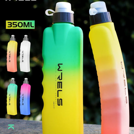 WRELS Sport Water Bottle Material Sports Fitness Running Riding Camping Hiking Portable Kettle Lightweight Water Bottle